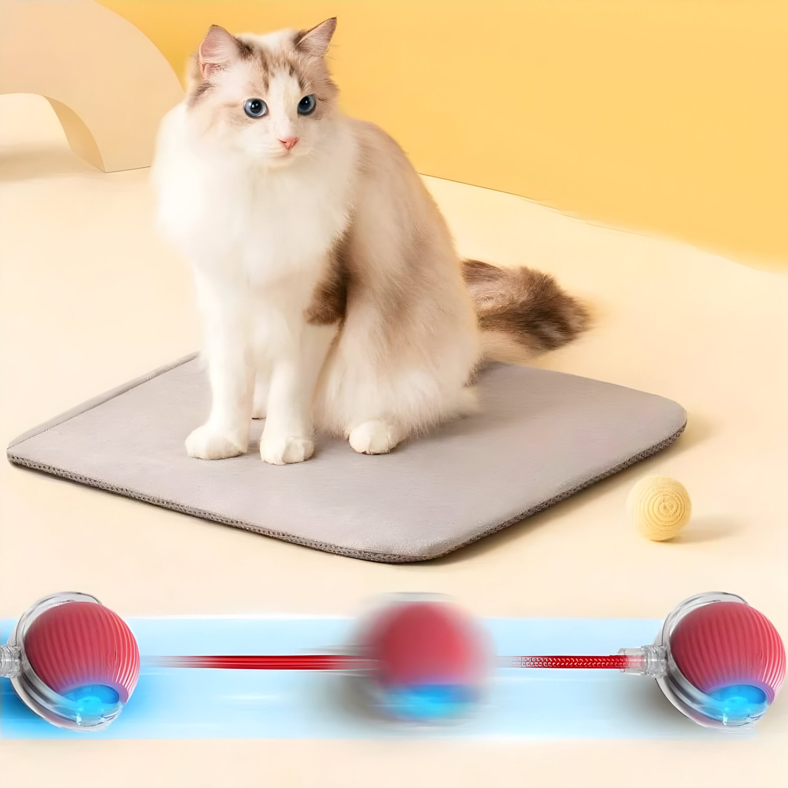 Interactive USB Rechargeable Rolling Ball Toy for Cats - Image 6