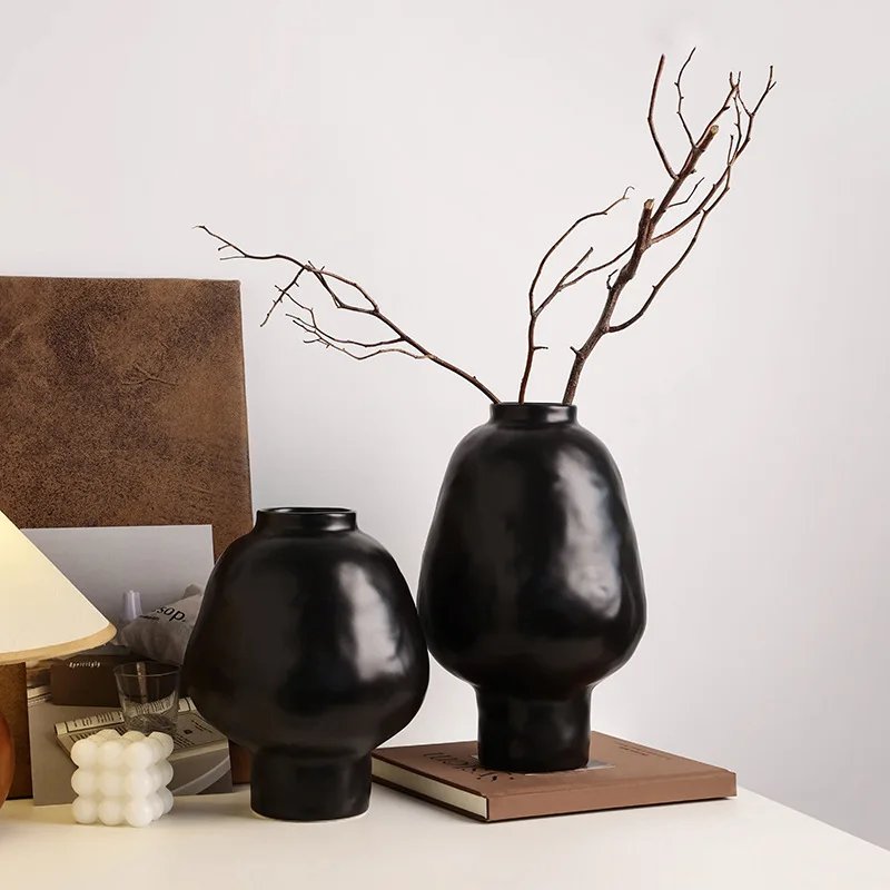 Modern Ceramic Hammer Pattern Vase - Image 2