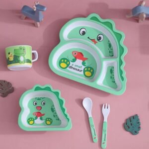 Fiber Kids Plate and Utensils Set