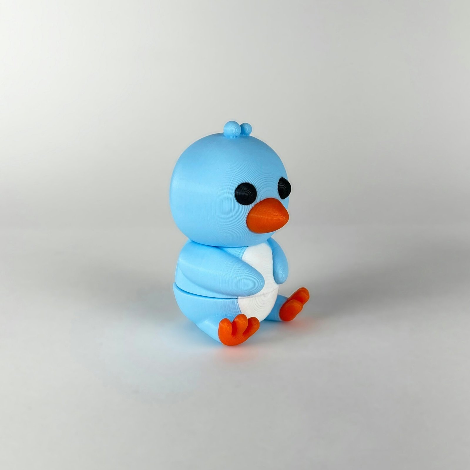 3D Printed Articulated Bird Keychain