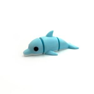 3D Printed Articulated Dolphin Keychain