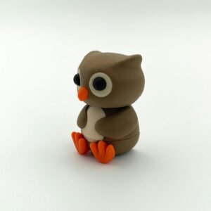 3D Printed Articulated Owl Keychain