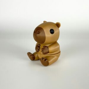 3D Printed Articulated Capybara Keychain
