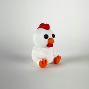 3D Printed Articulated Chicken Keychain