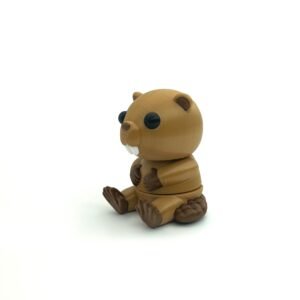tutcra flexy3d beaver keychain 1