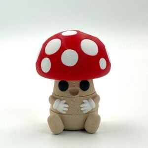 tutcra flexy3d mushroom keychain 1