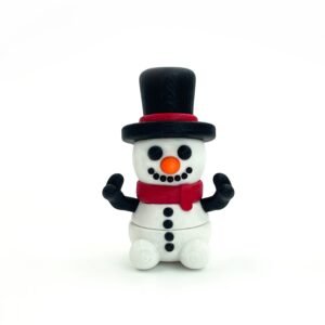 tutcra flexy3d snowman keychain 1