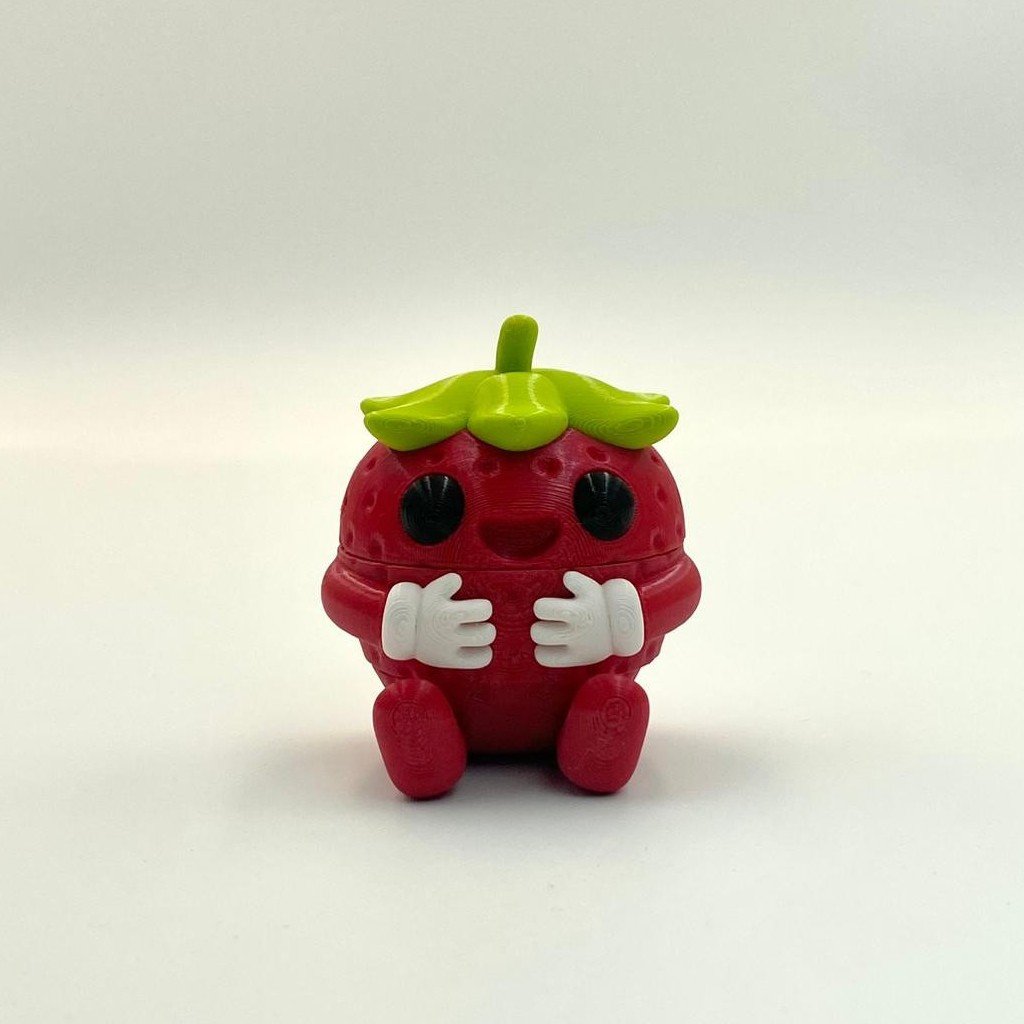 tutcra flexy3d strawberry keychain 1 tutcra flexy3d strawberry keychain 1