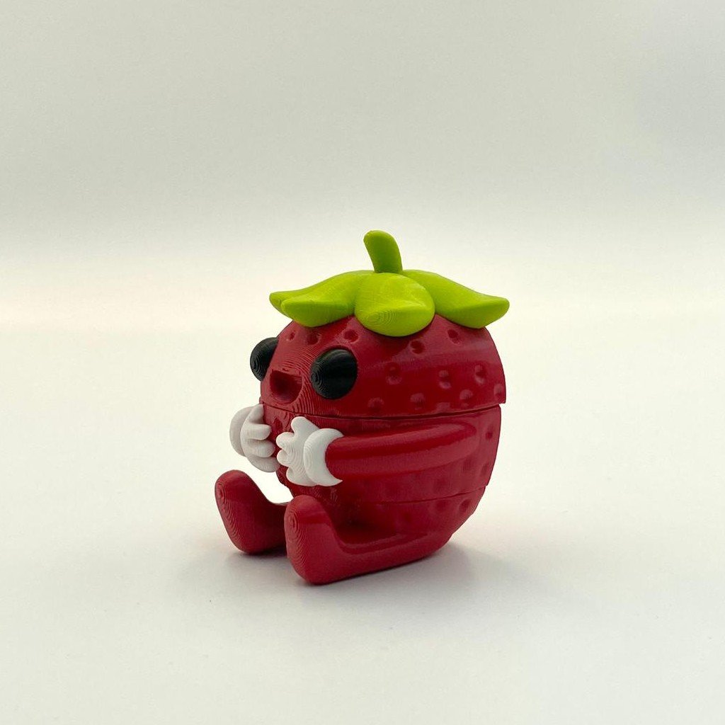 tutcra flexy3d strawberry keychain 2 tutcra flexy3d strawberry keychain 2