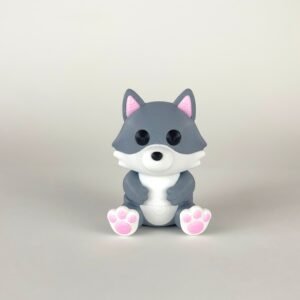 tutcra flexy3d wolf keychain 1