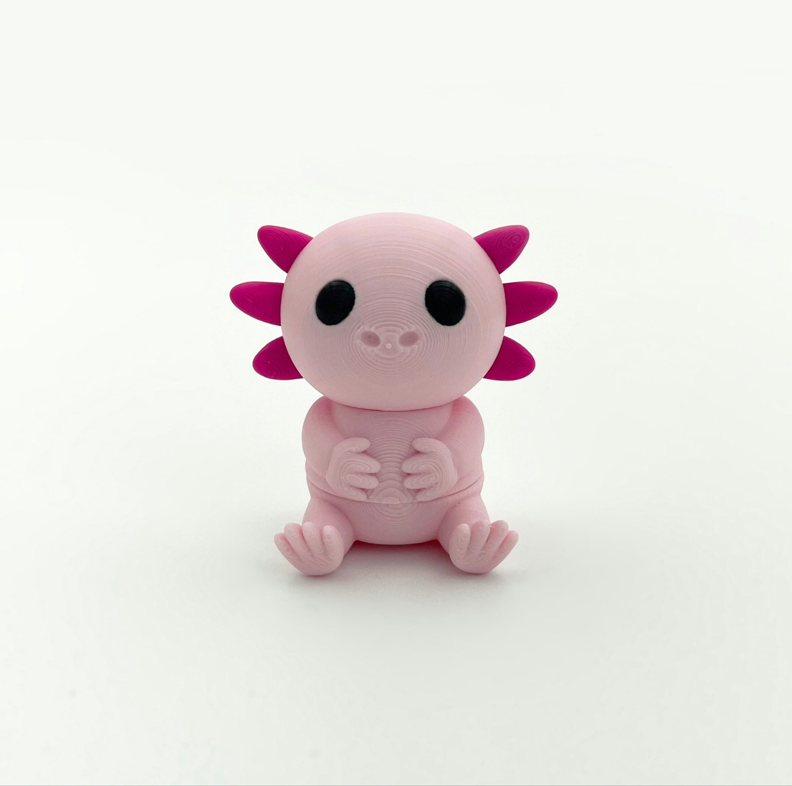 3D Printed Articulated Axolotl Keychain