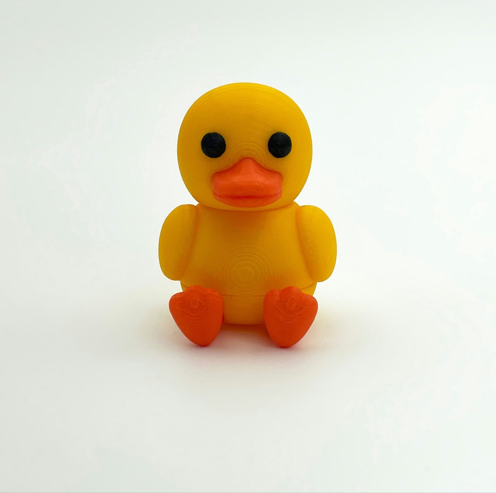 3D Printed Articulated Duck Keychain