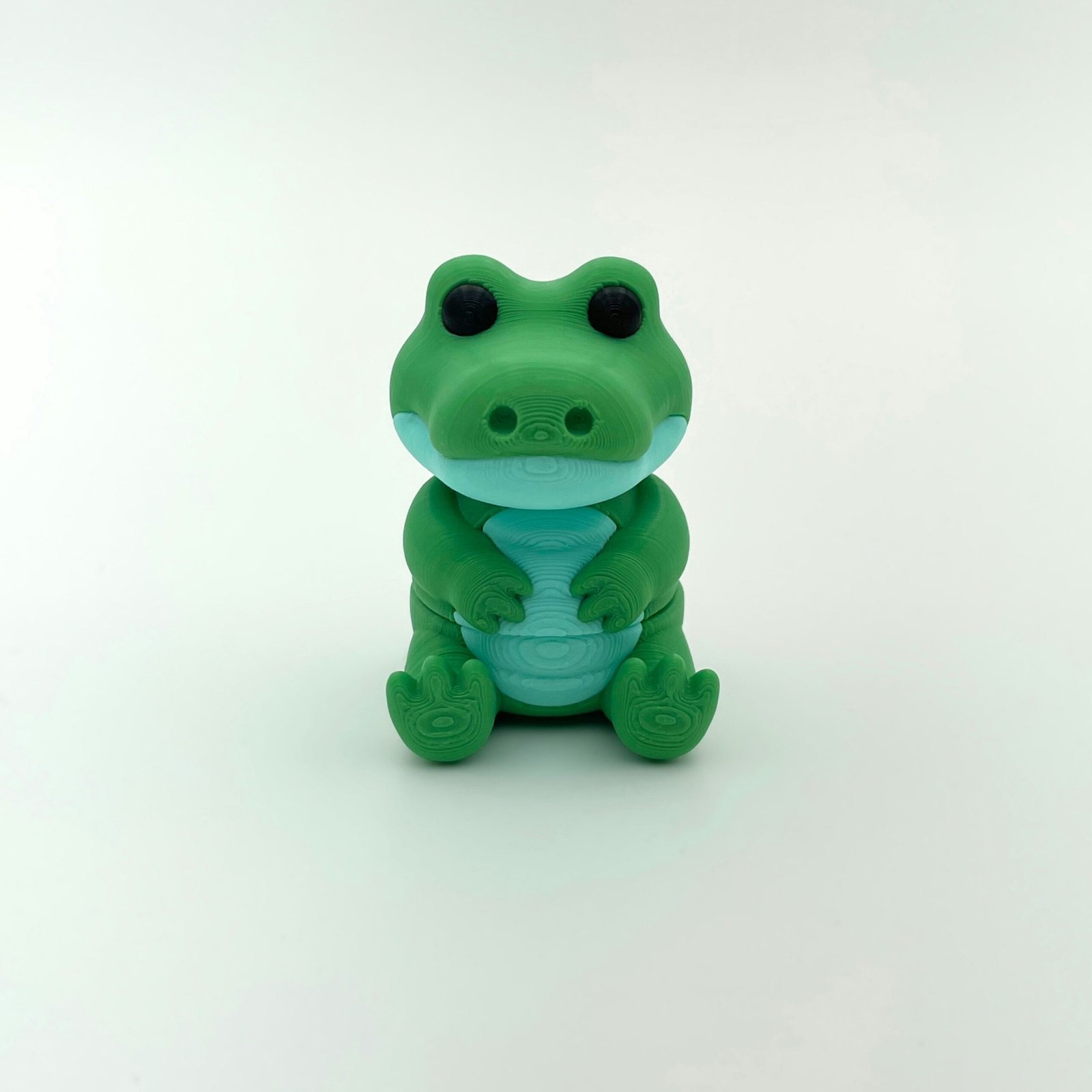 3D Printed Articulated Alligator Keychain