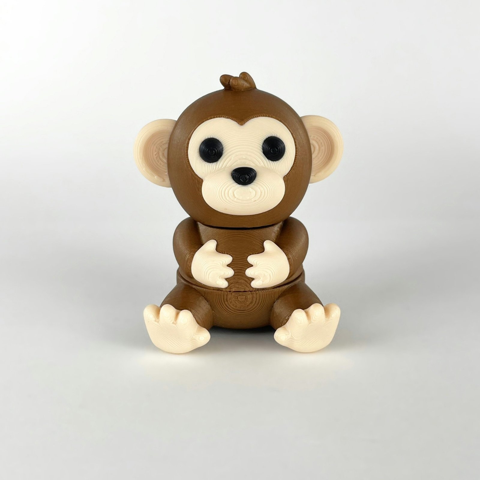 3D Printed Articulated Monkey Keychain