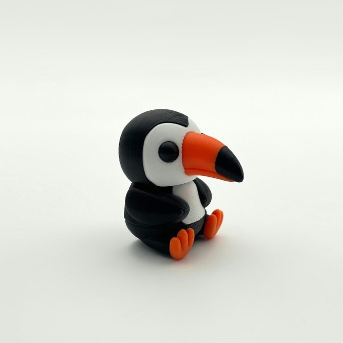 3D Printed Articulated Toucan Keychain