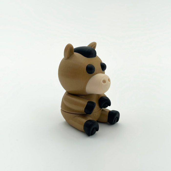 3D Printed Articulated Horse Keychain
