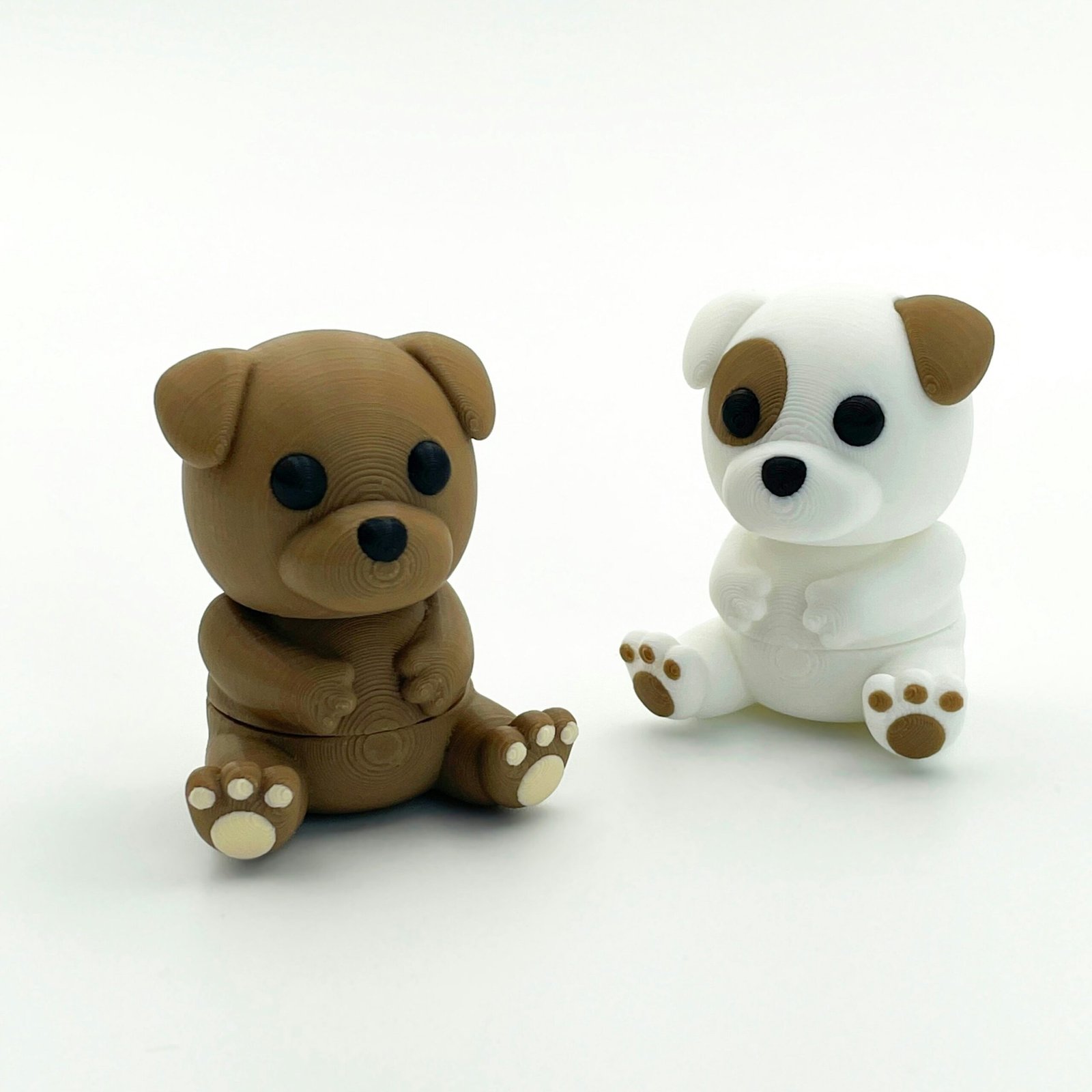 3D Printed Articulated Dog Keychain